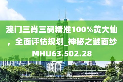 澳门三肖三码精准100%黄大仙，全面评估规划_神秘之谜面纱MHU63.502.28