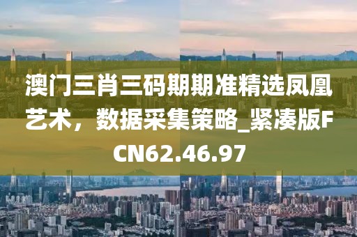 澳门三肖三码期期准精选凤凰艺术，数据采集策略_紧凑版FCN62.46.97