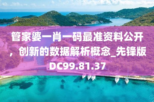 管家婆一肖一码最准资料公开，创新的数据解析概念_先锋版DC99.81.37