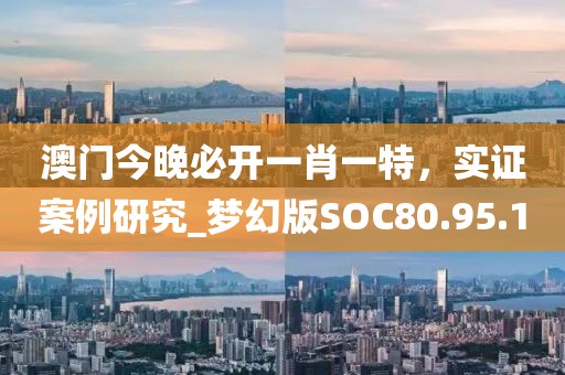 澳门今晚必开一肖一特，实证案例研究_梦幻版SOC80.95.1