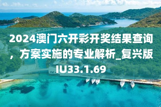 2024澳门六开彩开奖结果查询，方案实施的专业解析_复兴版IU33.1.69