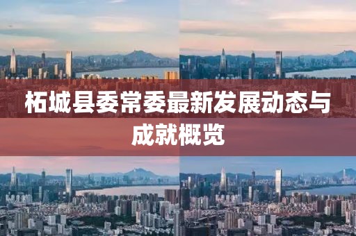柘城县委常委最新发展动态与成就概览