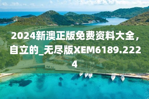 2024新澳正版免费资料大全，自立的_无尽版XEM6189.2224