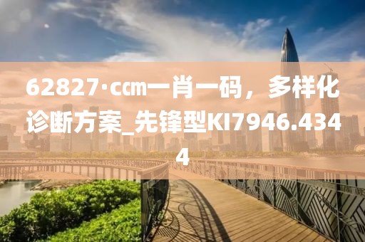 62827·c㎝一肖一码，多样化诊断方案_先锋型KI7946.4344