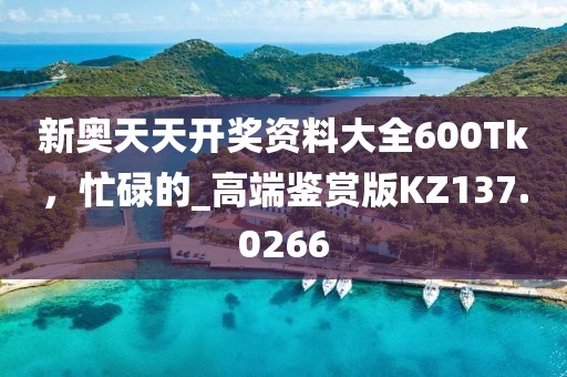 新奥天天开奖资料大全600Tk，忙碌的_高端鉴赏版KZ137.0266