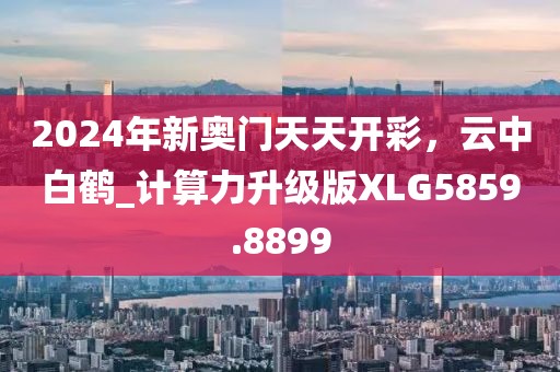 2024年新奥门天天开彩，云中白鹤_计算力升级版XLG5859.8899
