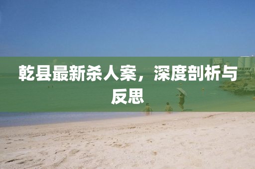 乾县最新杀人案，深度剖析与反思