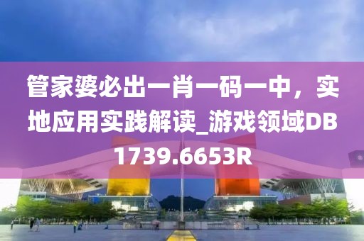 管家婆必出一肖一码一中，实地应用实践解读_游戏领域DB1739.6653R