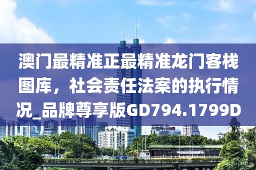 澳门最精准正最精准龙门客栈图库，社会责任法案的执行情况_品牌尊享版GD794.1799D