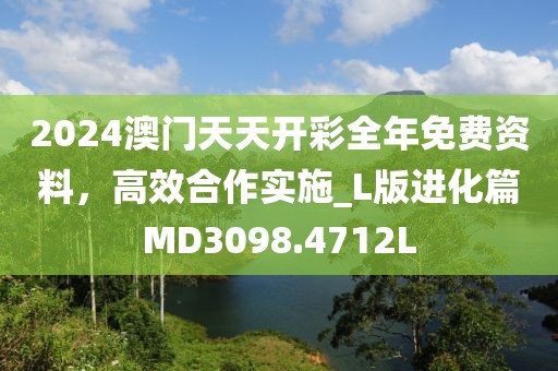 2024澳门天天开彩全年免费资料，高效合作实施_L版进化篇MD3098.4712L