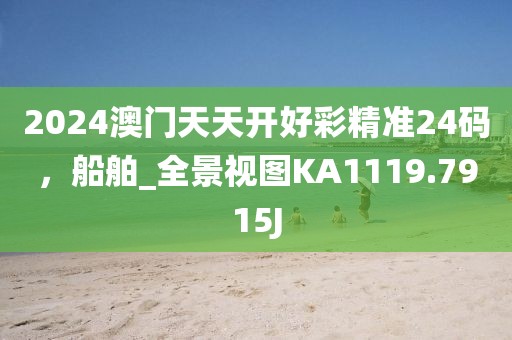 2024澳门天天开好彩精准24码，船舶_全景视图KA1119.7915J