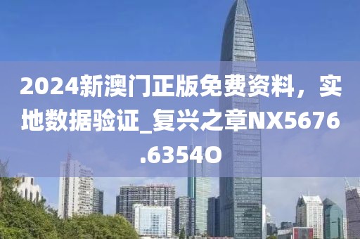 2024新澳门正版免费资料，实地数据验证_复兴之章NX5676.6354O