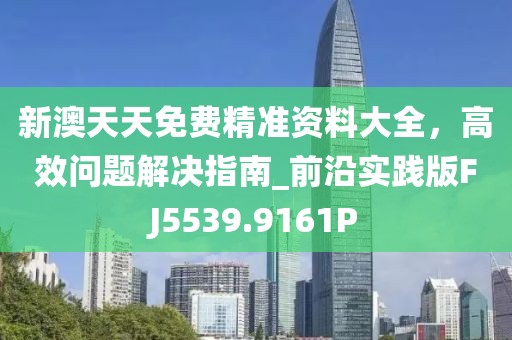 新澳天天免费精准资料大全，高效问题解决指南_前沿实践版FJ5539.9161P