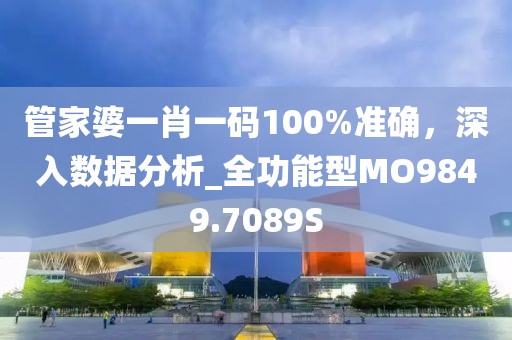 管家婆一肖一码100%准确，深入数据分析_全功能型MO9849.7089S