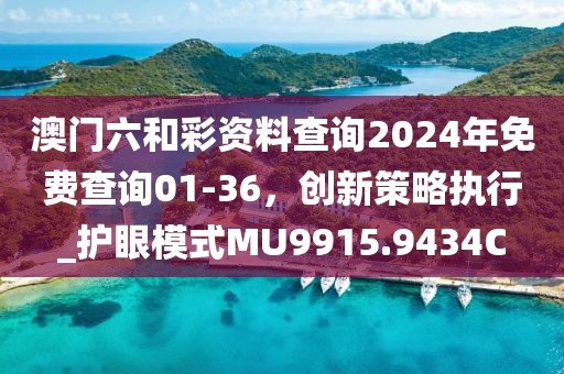 澳门六和彩资料查询2024年免费查询01-36，创新策略执行_护眼模式MU9915.9434C