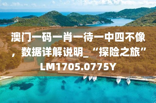 澳门一码一肖一待一中四不像，数据详解说明_“探险之旅”LM1705.0775Y