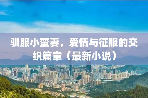 驯服小蛮妻，爱情与征服的交织篇章（最新小说）