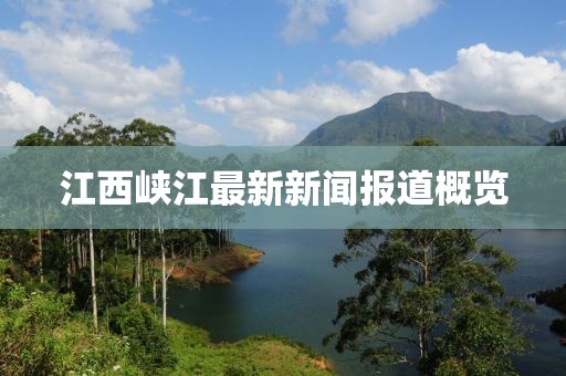 江西峡江最新新闻报道概览