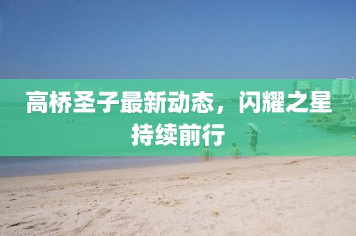 高桥圣子最新动态，闪耀之星持续前行