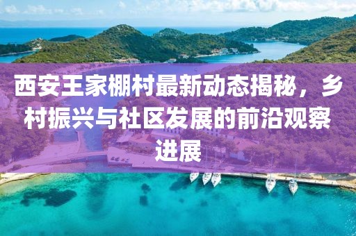 西安王家棚村最新动态揭秘，乡村振兴与社区发展的前沿观察进展