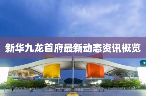 新华九龙首府最新动态资讯概览