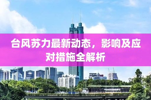 台风苏力最新动态，影响及应对措施全解析