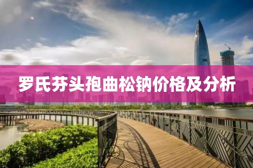 罗氏芬头孢曲松钠价格及分析