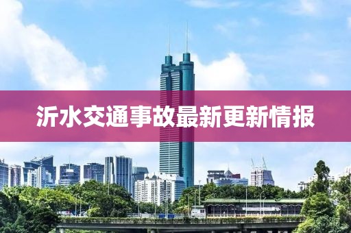 沂水交通事故最新更新情报
