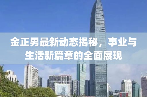 金正男最新动态揭秘，事业与生活新篇章的全面展现