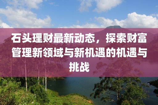 石头理财最新动态，探索财富管理新领域与新机遇的机遇与挑战