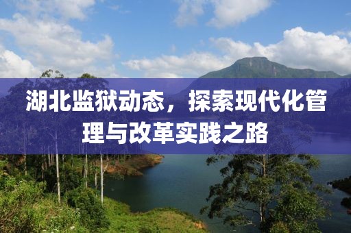 湖北监狱动态，探索现代化管理与改革实践之路