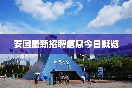 安国最新招聘信息今日概览