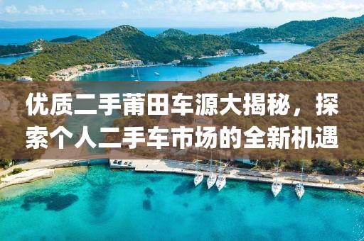 优质二手莆田车源大揭秘，探索个人二手车市场的全新机遇