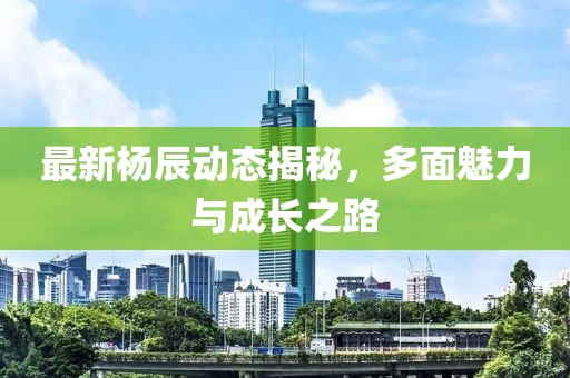 最新杨辰动态揭秘，多面魅力与成长之路