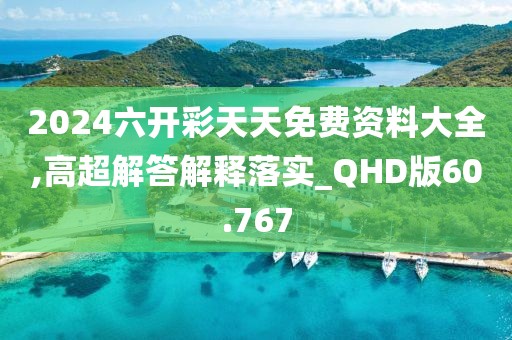 2024六开彩天天免费资料大全,高超解答解释落实_QHD版60.767