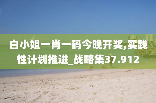 白小姐一肖一码今晚开奖,实践性计划推进_战略集37.912