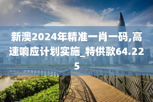 新澳2024年精准一肖一码,高速响应计划实施_特供款64.225