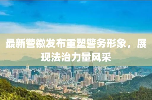 最新警徽发布重塑警务形象，展现法治力量风采