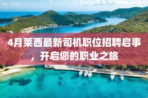 4月莱西最新司机职位招聘启事，开启您的职业之旅
