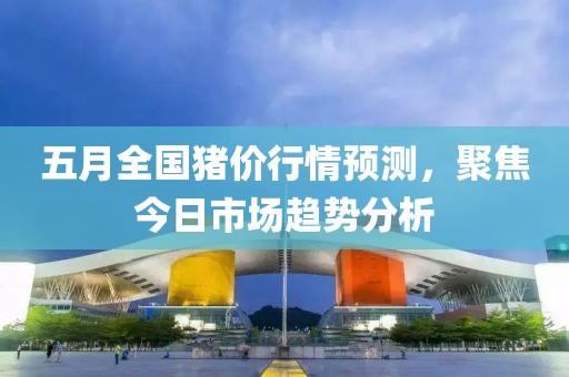 五月全国猪价行情预测，聚焦今日市场趋势分析