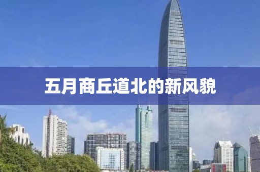五月商丘道北的新风貌