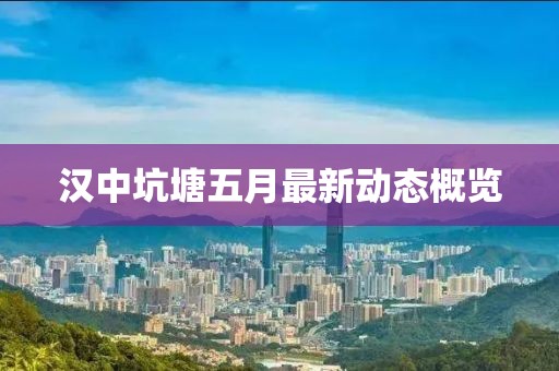 汉中坑塘五月最新动态概览