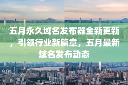 五月永久域名发布器全新更新，引领行业新篇章，五月最新域名发布动态
