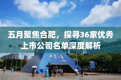 五月聚焦合肥，探寻36家优秀上市公司名单深度解析