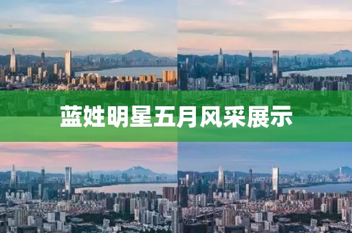 蓝姓明星五月风采展示