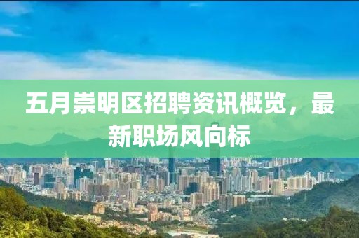 五月崇明区招聘资讯概览，最新职场风向标