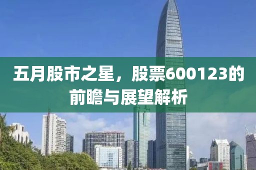 五月股市之星，股票600123的前瞻与展望解析