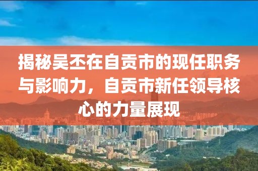 揭秘吴丕在自贡市的现任职务与影响力，自贡市新任领导核心的力量展现