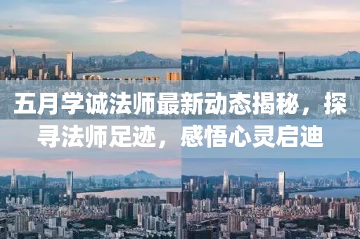五月学诚法师最新动态揭秘，探寻法师足迹，感悟心灵启迪