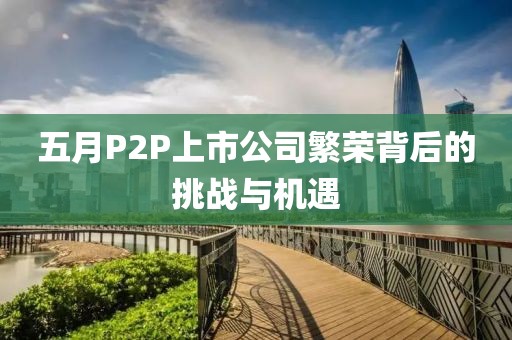 五月P2P上市公司繁荣背后的挑战与机遇